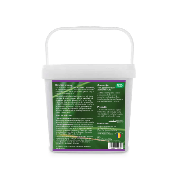 ZECO - PROTECTIE IMPOTRIVA MELCILOR SI LIMACSILOR - CU ROL FERTILIZANT PENTRU SOL 10kg - imagine 2