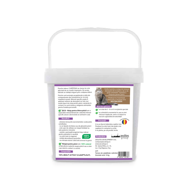 ZECO - Nisip pentru litiera pisicii 10kg - imagine 2
