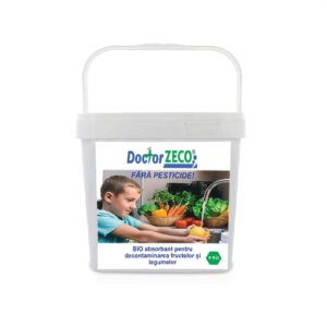 Doctor ZECO – Zeolit Activat pentru absorbția pesticidelor de pe fructe și legume 4kg